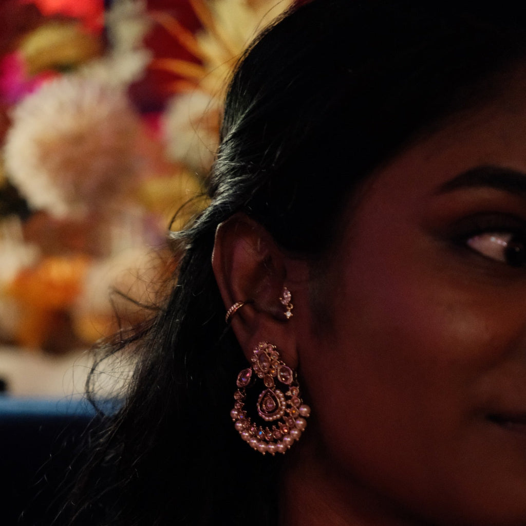 Aadhya Teardrop Chandbalis