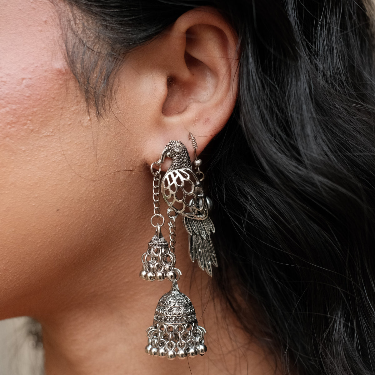 Mayura Jhumkas