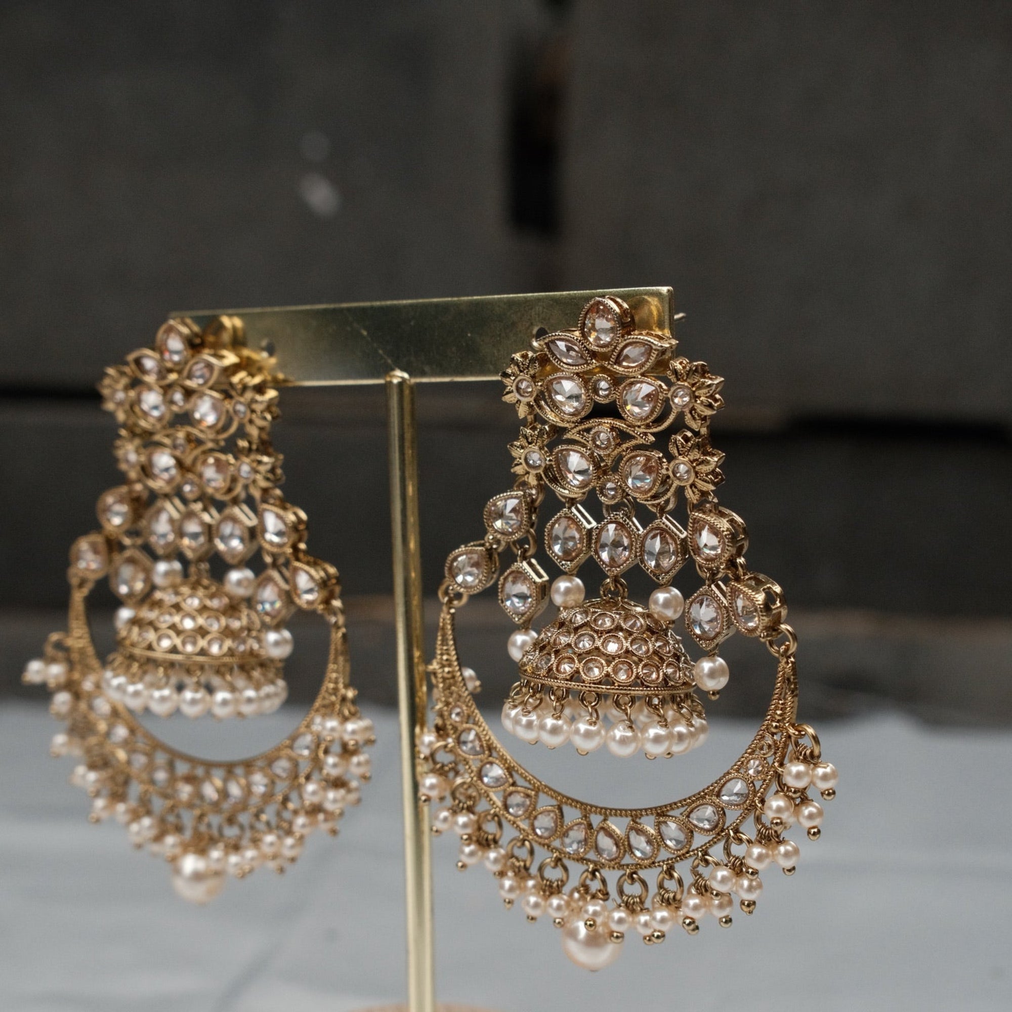 Nithya Chandbali Jhumkas