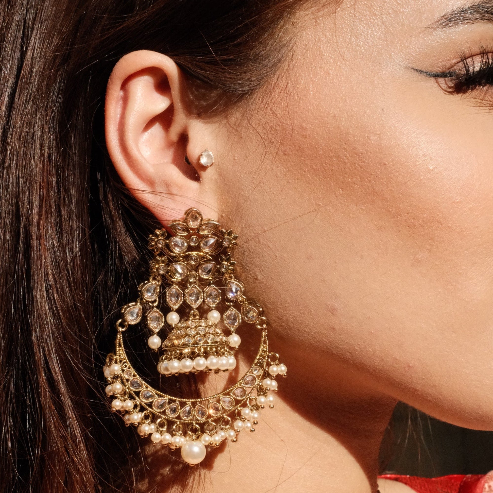 Nithya Chandbali Jhumkas